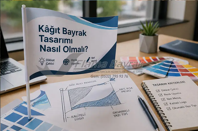 %name Duygularınıza Tercüman Olan Kâğıt Bayraklar