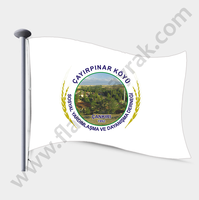 çayırpınar köyü dernek bayrağı