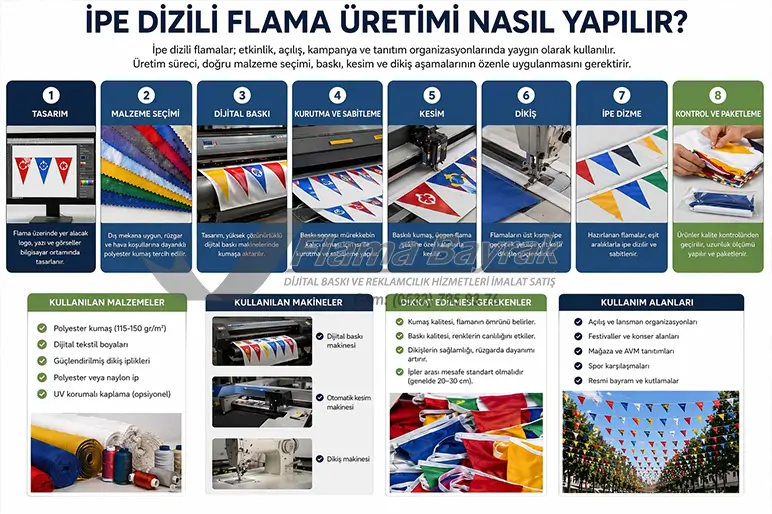 İpe Dizili Flama %name İpe Dizili Flama