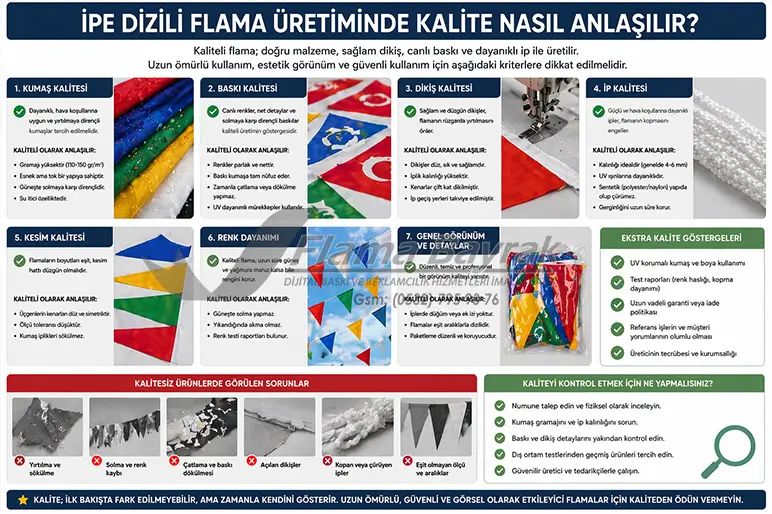 İpe Dizili Flama %name İpe Dizili Flama