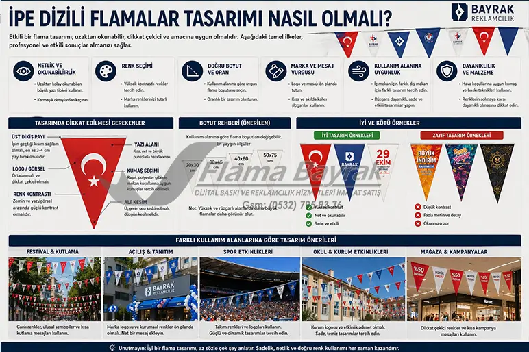 %name İpe Dizili Flama Bayrak Modelleri