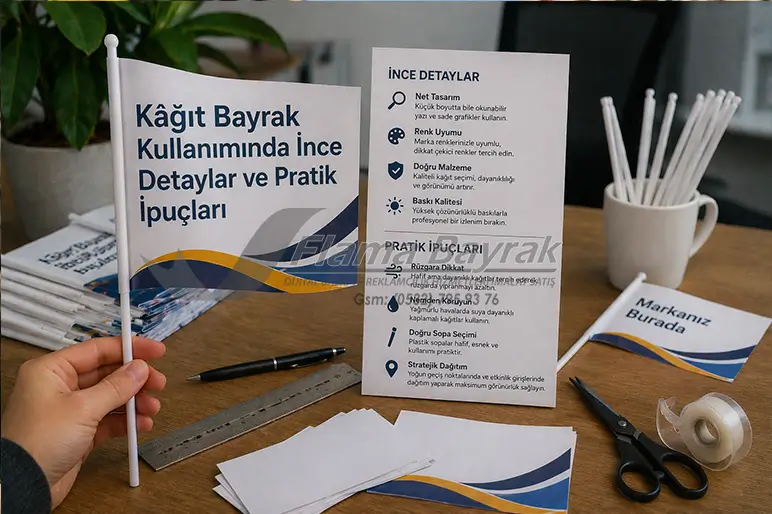 %name Duygularınıza Tercüman Olan Kâğıt Bayraklar