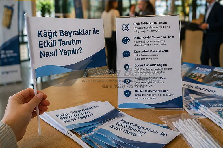 %name Duygularınıza Tercüman Olan Kâğıt Bayraklar