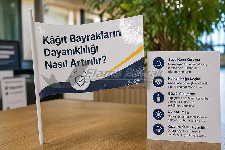 %name Duygularınıza Tercüman Olan Kâğıt Bayraklar