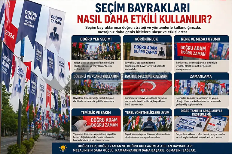 %name Seçim Bayrakları Kullanımı