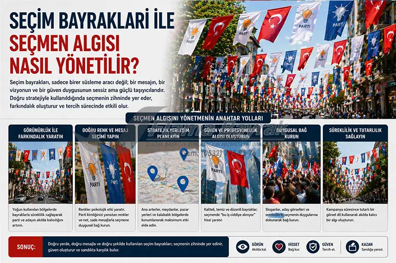 %name Seçim Bayrağı Partiler İçin En Etkili Tanıtım