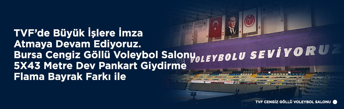 Bursa cengiz göllü voleybol salonu