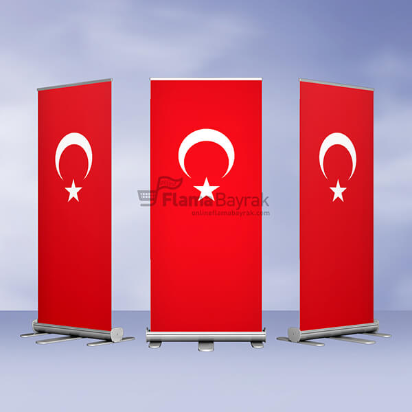 Turk Roll Up Banner Türk Bayrağı