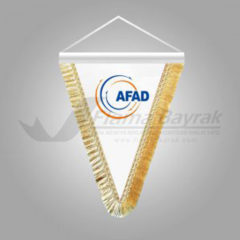 AFAD Üçgen Takdim Flaması