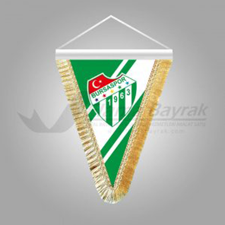 Bursa Spor Üçgen Takdim Flaması