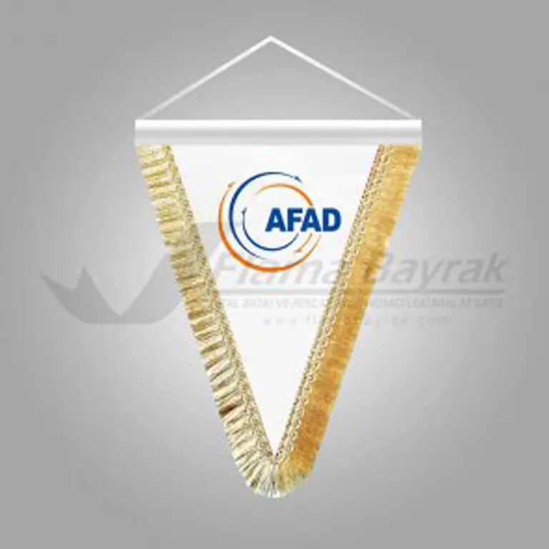 AFAD Üçgen Takdim Flaması