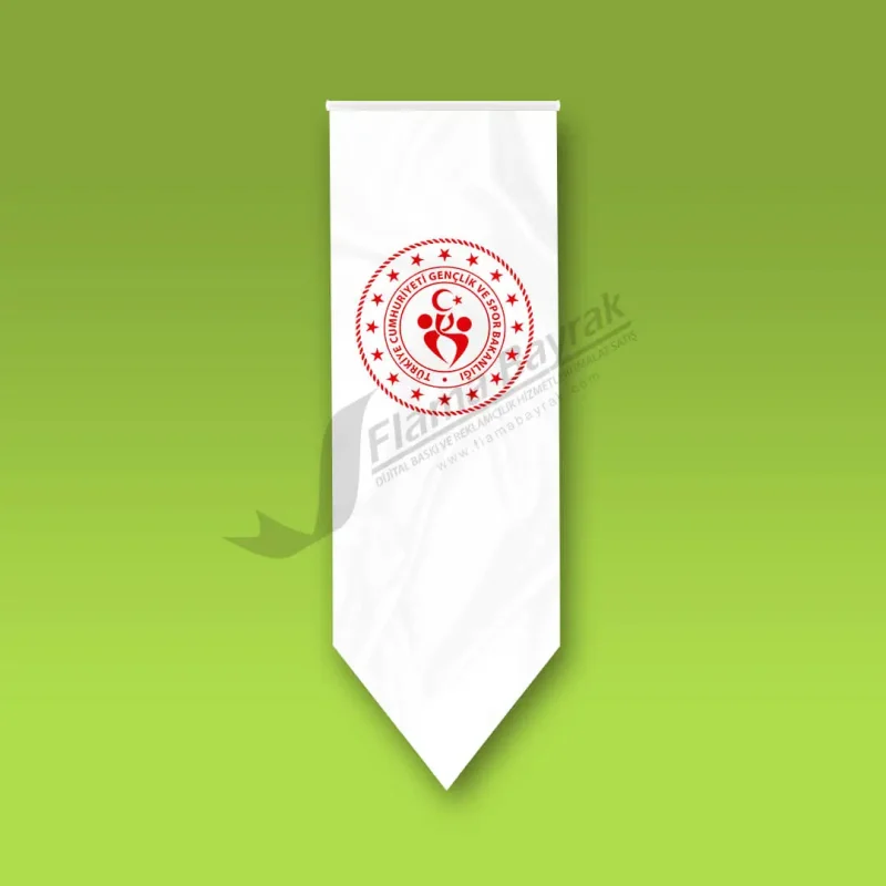 Gençlik Bakanlığı Sivri Kesim Flama