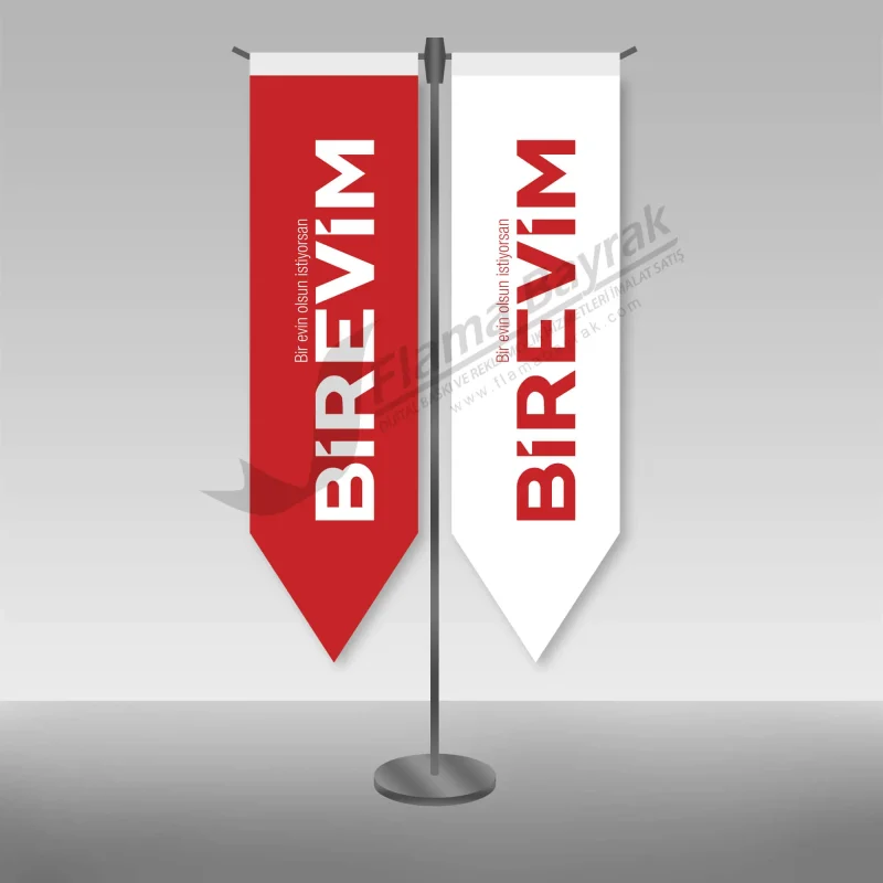 Bir Evim T Masa Bayrağı