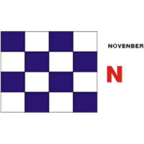 Hayır Veya Negatif, Terk ve Tekrar Yelken Açma Flaması