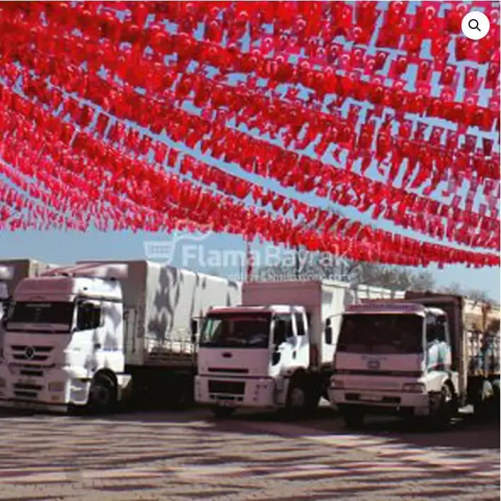 İpe Dizili Türk Bayrağı