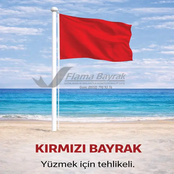 Kırmızı Cankurtaran Bayrağı