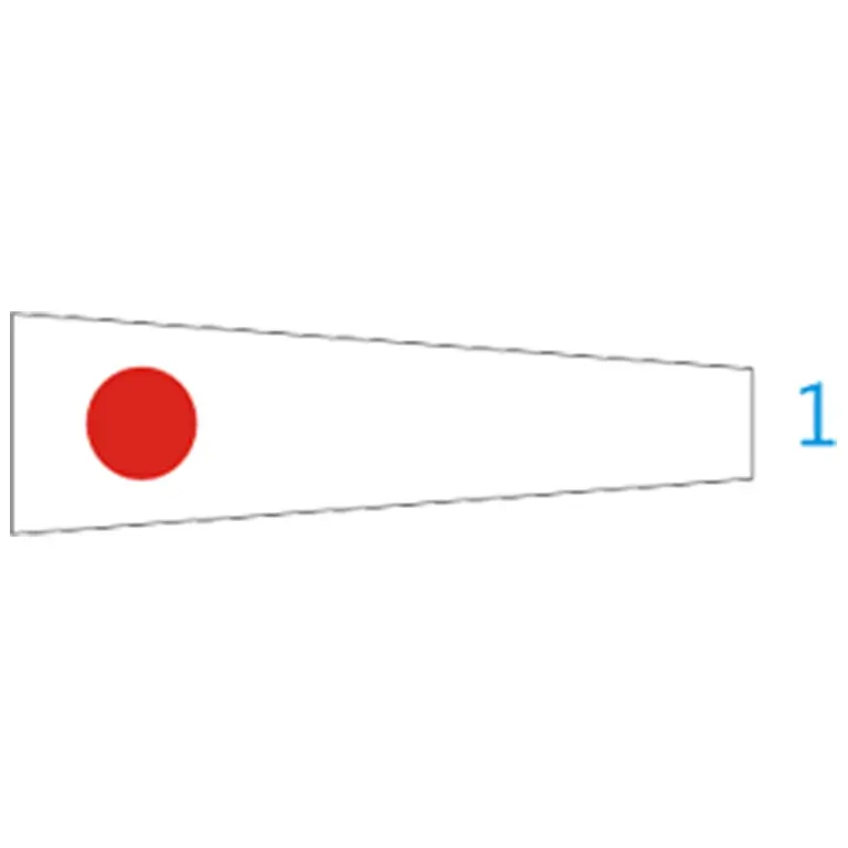No1 Deniz İşaret Flaması
