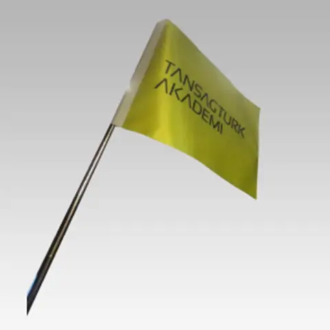 Saten Sopalı Bayrak