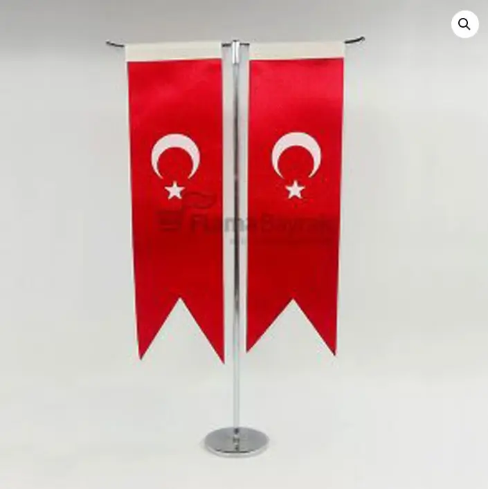 T Direkli Kırlangıç Türk Masa Bayrağı