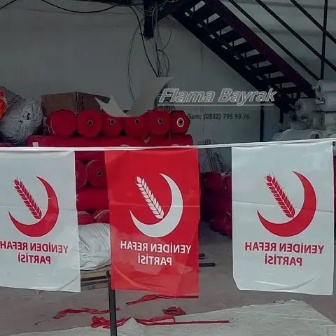 Yeniden Refah Parti Seçim Bayrağı