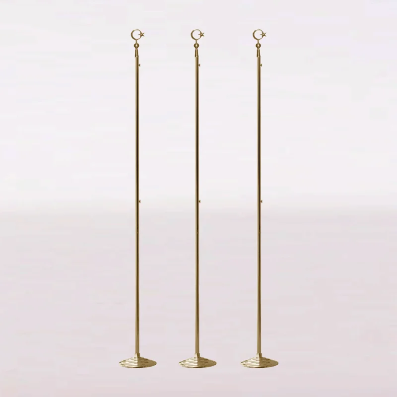 Sarı Gold Makam Bayrak Direği