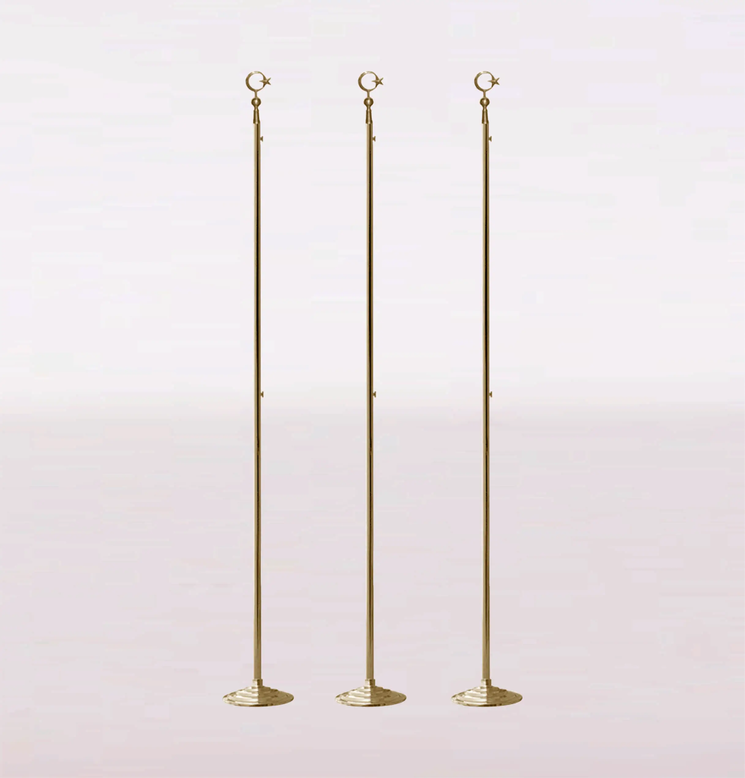 Sarı Gold Makam Bayrak Direği