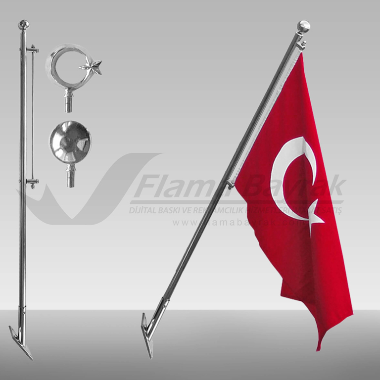 Teleskopik Bayrak Direği