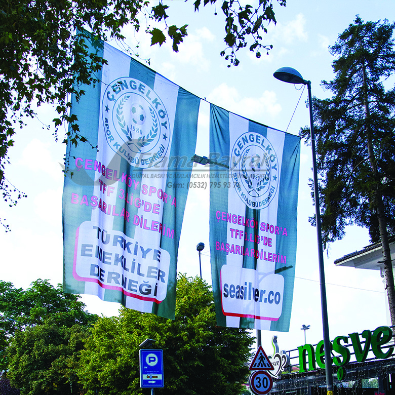 Cadde Takım Bayrağı Türkiye emekliler derneği