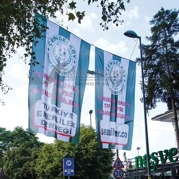 Cadde Takım Bayrağı Türkiye emekliler derneği