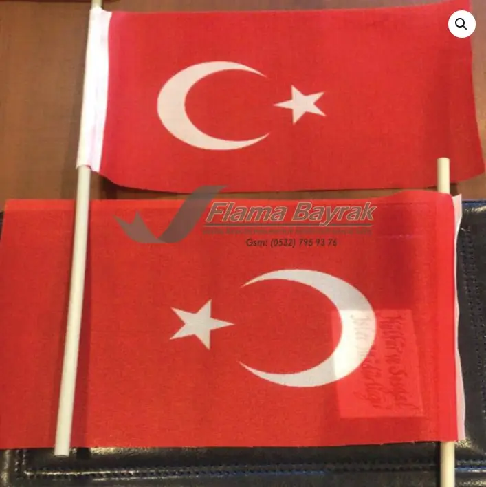 Sopalı Raşel Kumaş Türk Bayrağı