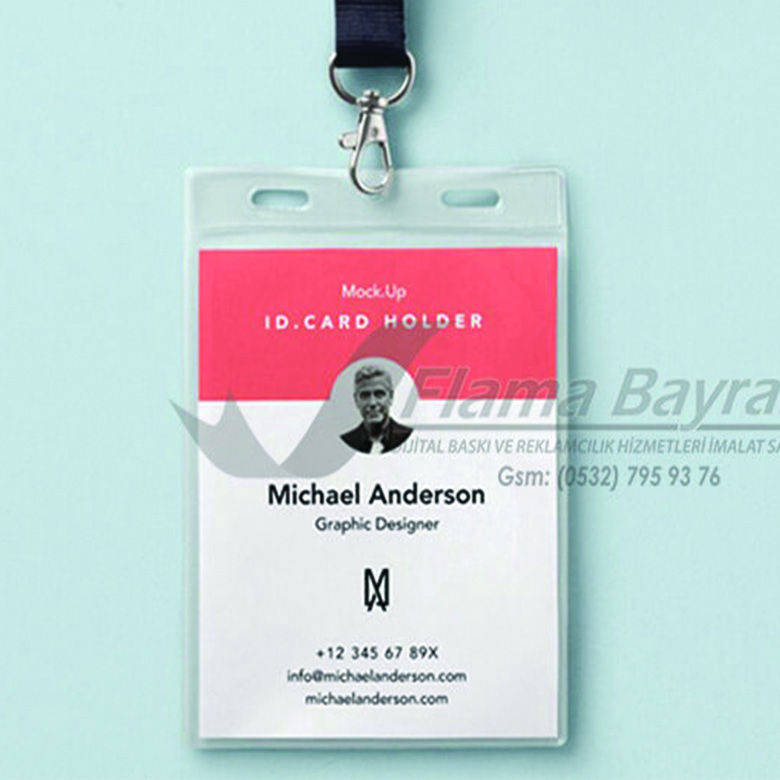 Yaka Kartı Poşeti Şeffaf