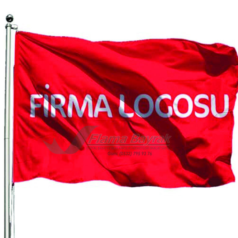 firma armali gonder bayragi Firma logolu gönder bayrağı