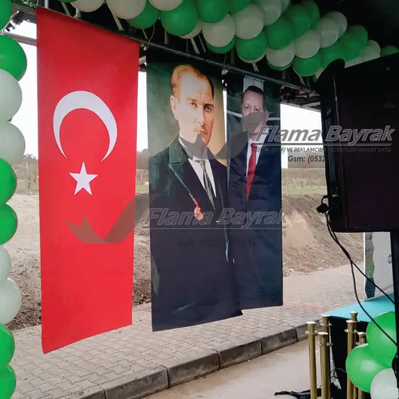 %name Özel Logolu Flama Basımı