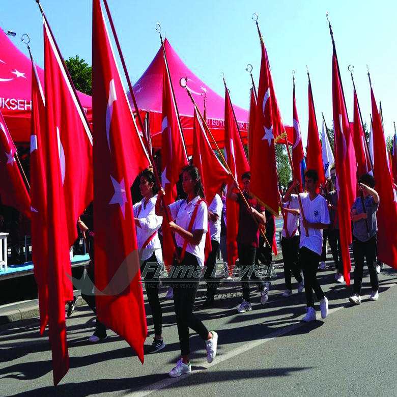 Bayrak ve Promosyon Ürünleri okul toren turk bayragi Bayrak ve Promosyon Ürünleri