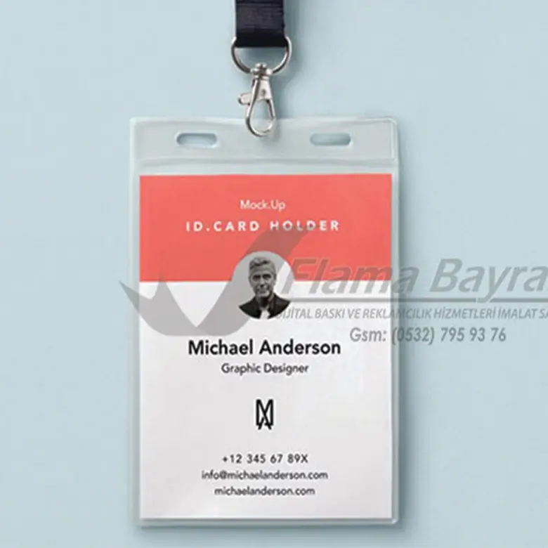 Yaka Kartı Poşeti Şeffaf