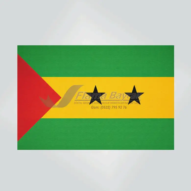 Sao Tome ve Principe Bayrağı