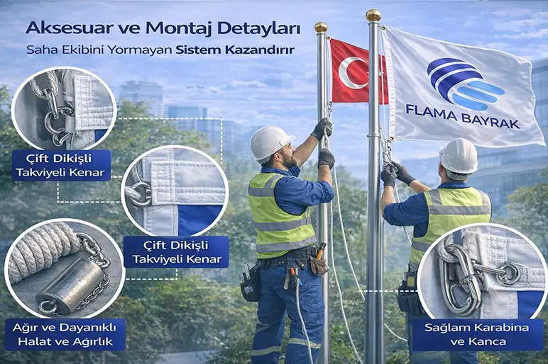 %name Seçim Bayrakları Toptan İmalatı