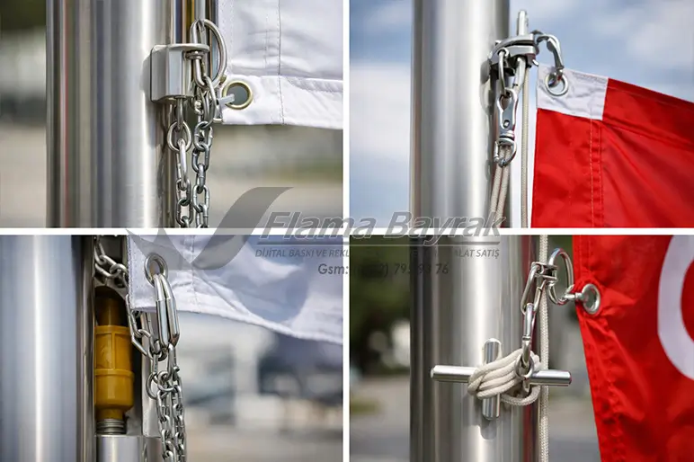 %name Şirket Önü Direk Bayrağı