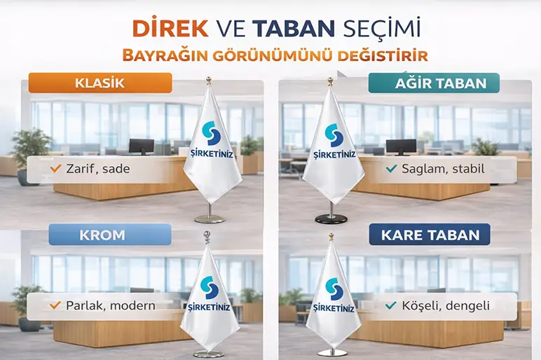 %name Ofis İçi Şirket Bayrağı