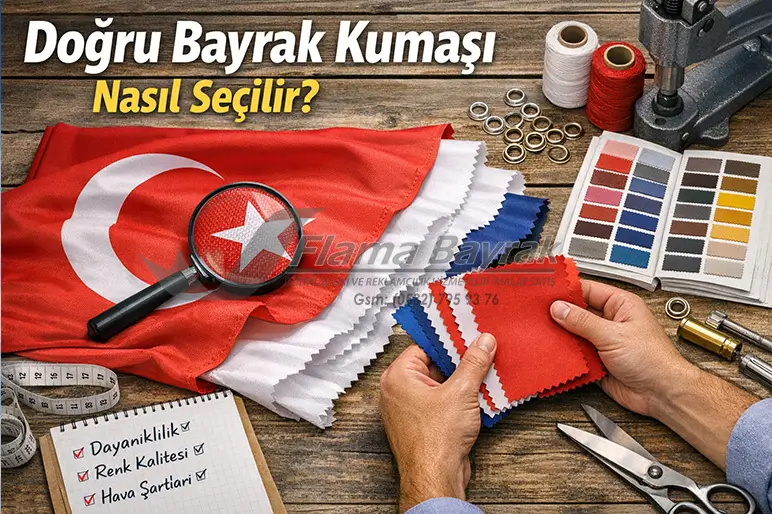 %name Büyük Türk Bayrakları ile Küçük Türk Bayrakların Kumaşları Arasında Fark Var mı?