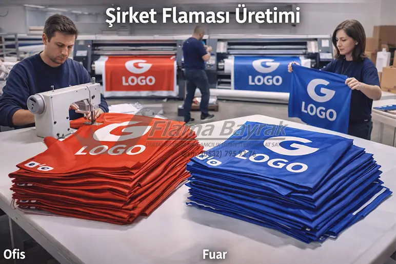 %name Şirket Flaması Üretimi