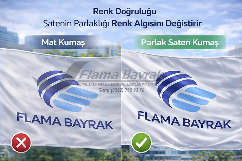 %name Saten Şirket Flaması