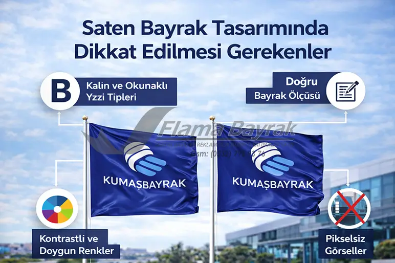 Saten Bayrak Baskı %name Saten Bayrak Baskı