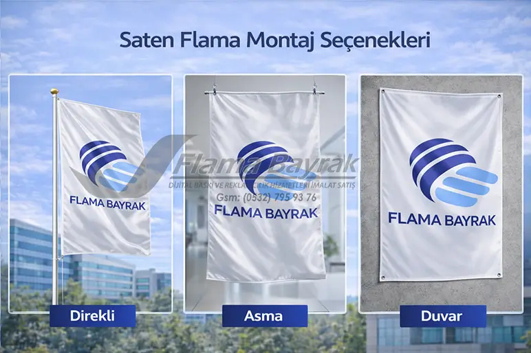 %name Saten Şirket Flaması