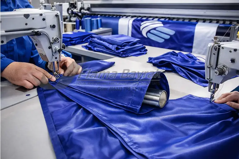 %name Saten Şirket Flaması