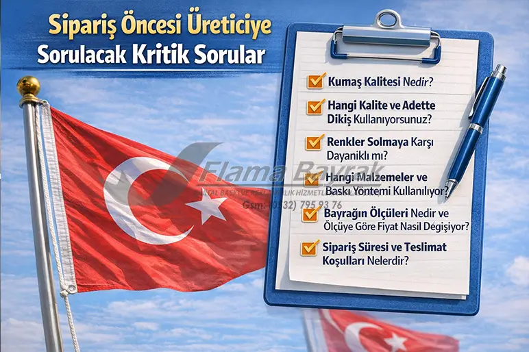 %name Şirket Önü Direk Bayrağı