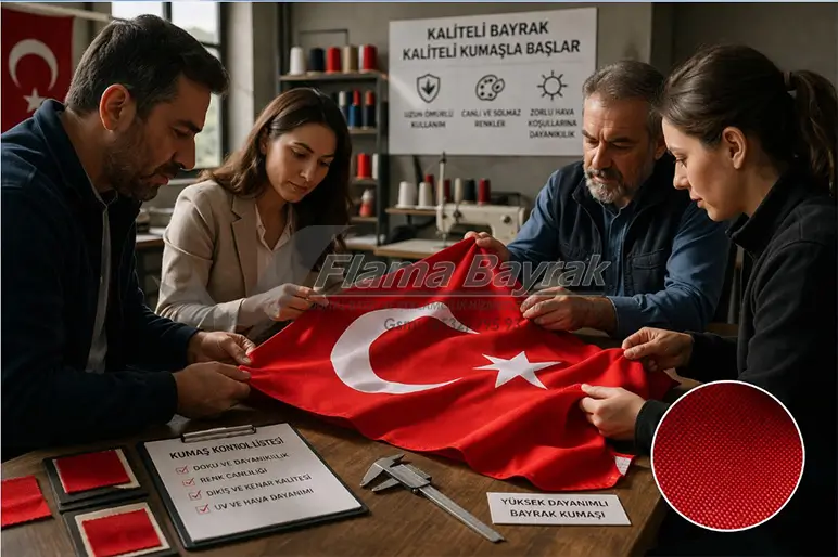 Rüzgarlı Havalarda Bayrak Kumaşı %name Rüzgarlı Havalarda Bayrak Kumaşı