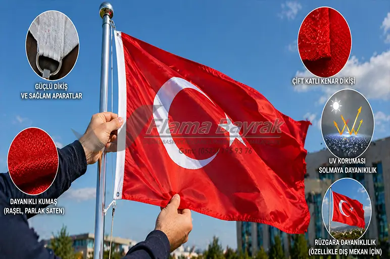 %name Direk Bayraklarında Kumaş Seçimi