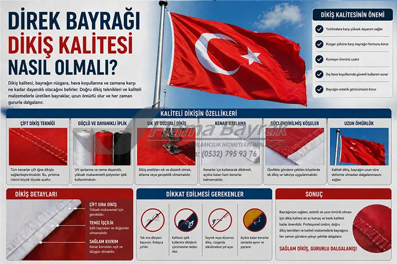 %name Direk Bayraklarında Kumaş Seçimi