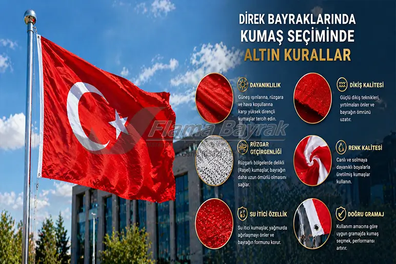 %name Direk Bayraklarında Kumaş Seçimi